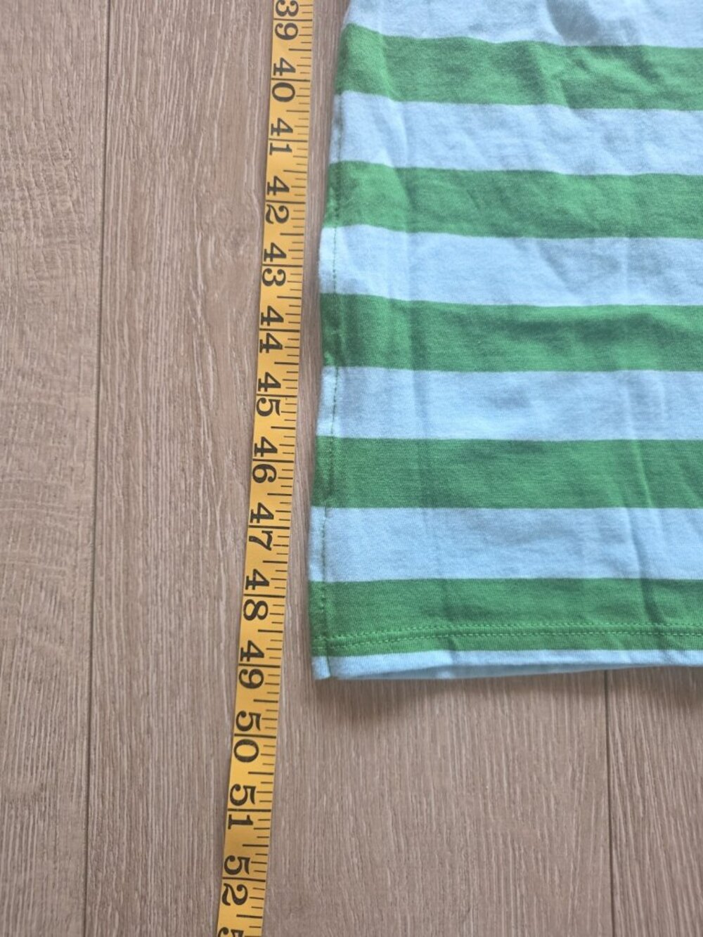 J.Crew Midi Dress Womens XXL Green Blue Striped Summer Resort Effortless CK538 - Picture 4 of 8